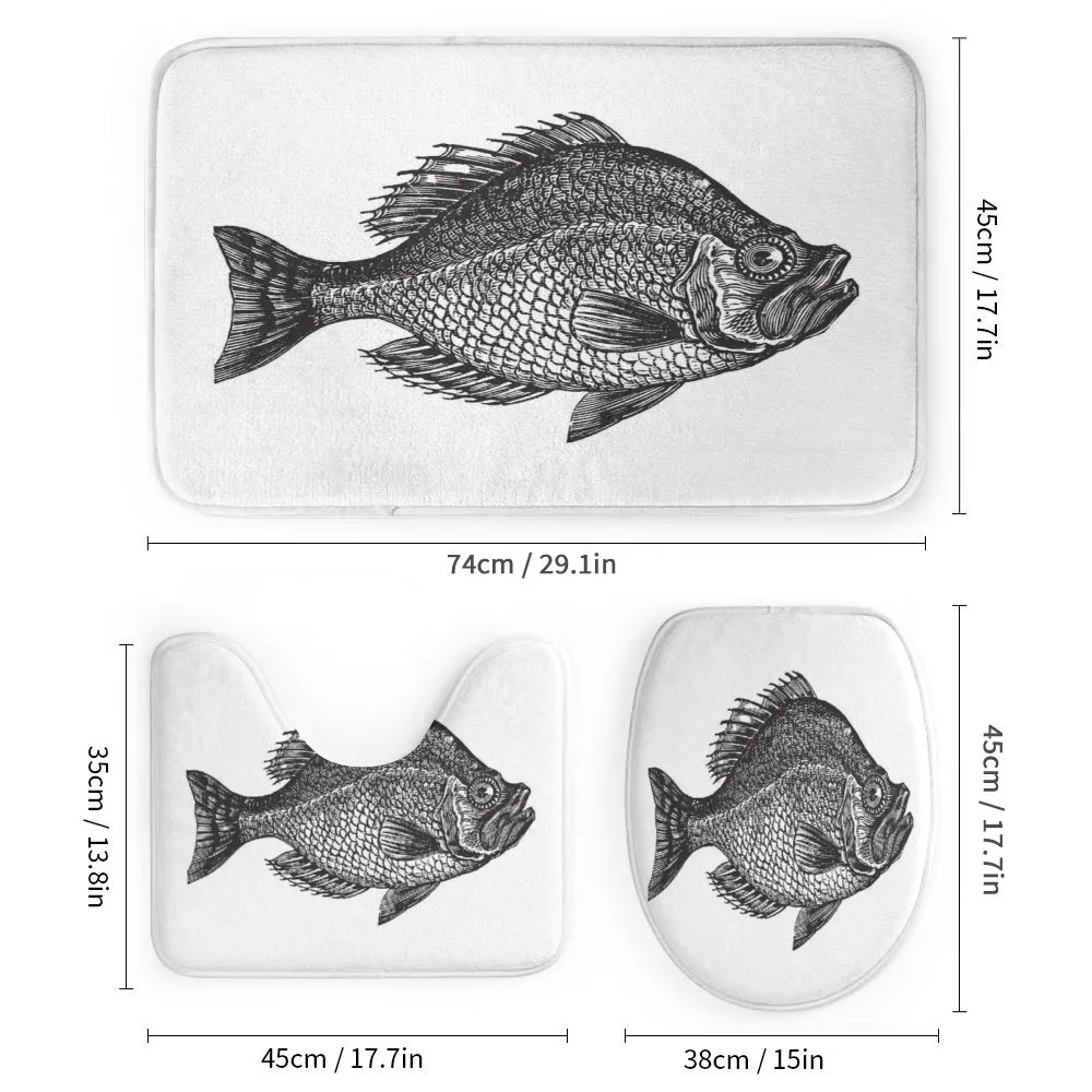 Rock Bass Black and White — Detail 1