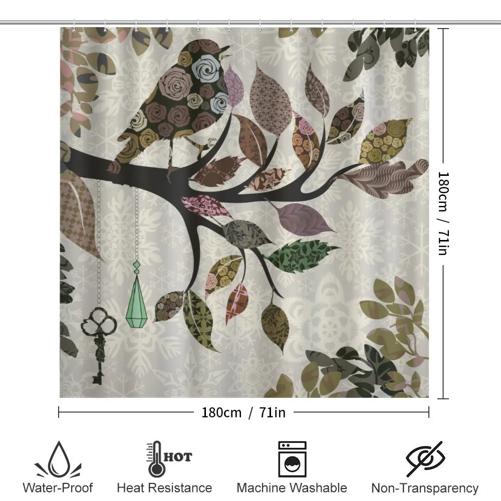 Spring Floral Birds French — Detail 2