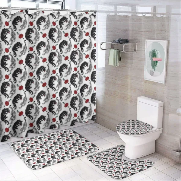 Tigers Passion Theme on a shower curtain