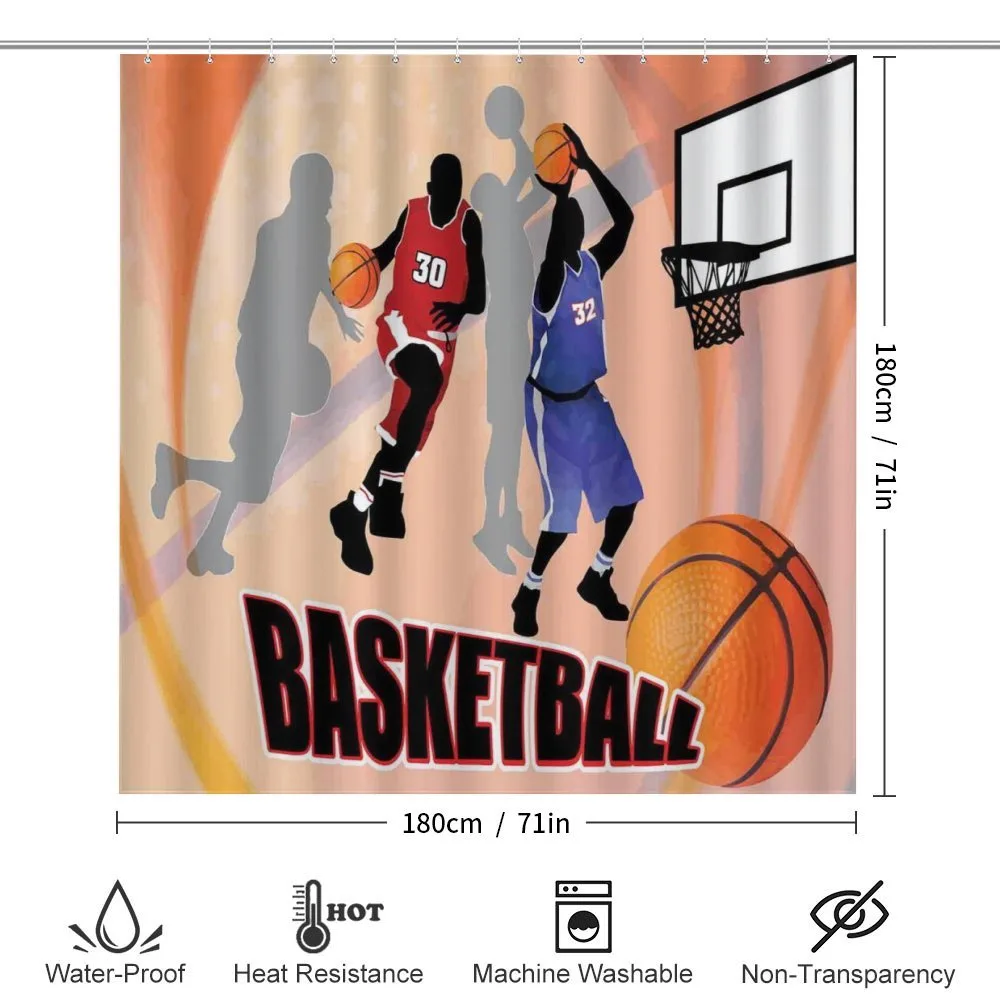 Vintage Basketball Art — Detail 2