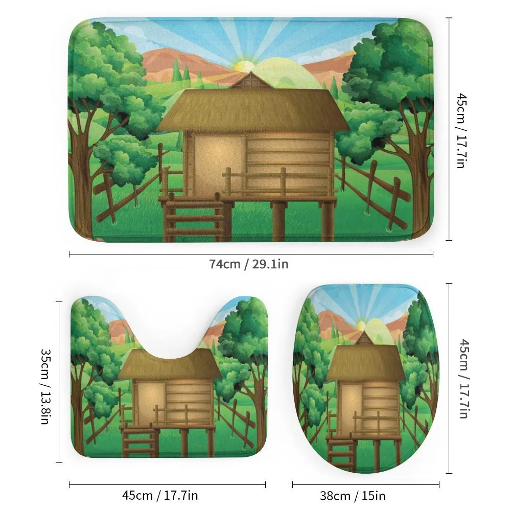 Wooden Hut Shelter and Sun — Detail 1