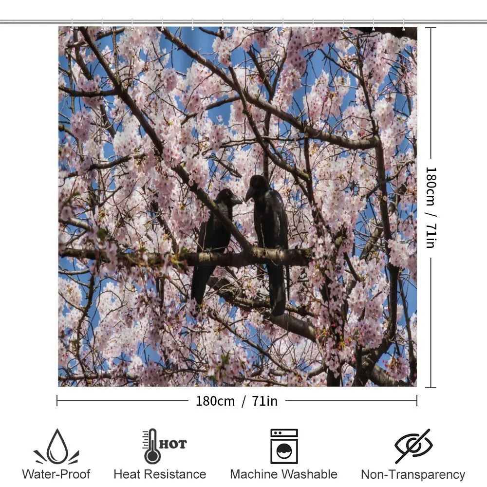 Birds on Sakura Tree — Detail 2