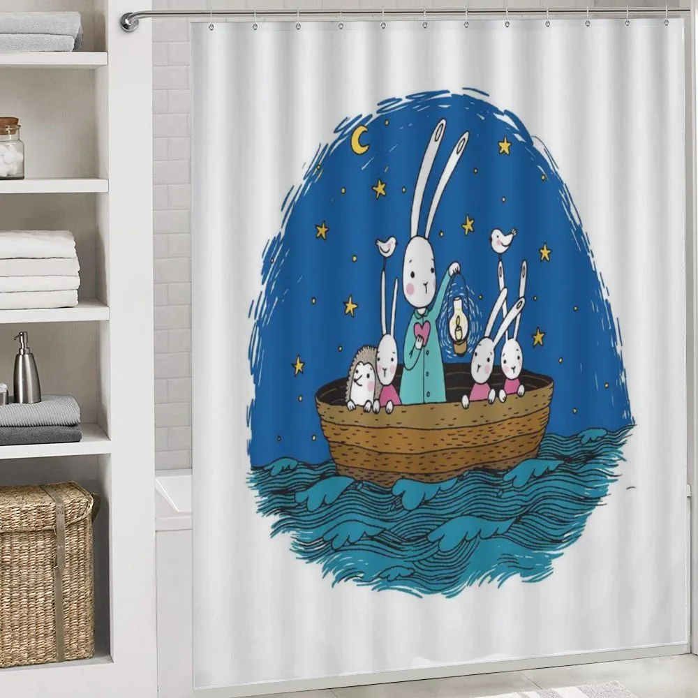 Bunnies Hedgehog in a Boat — Detail 4