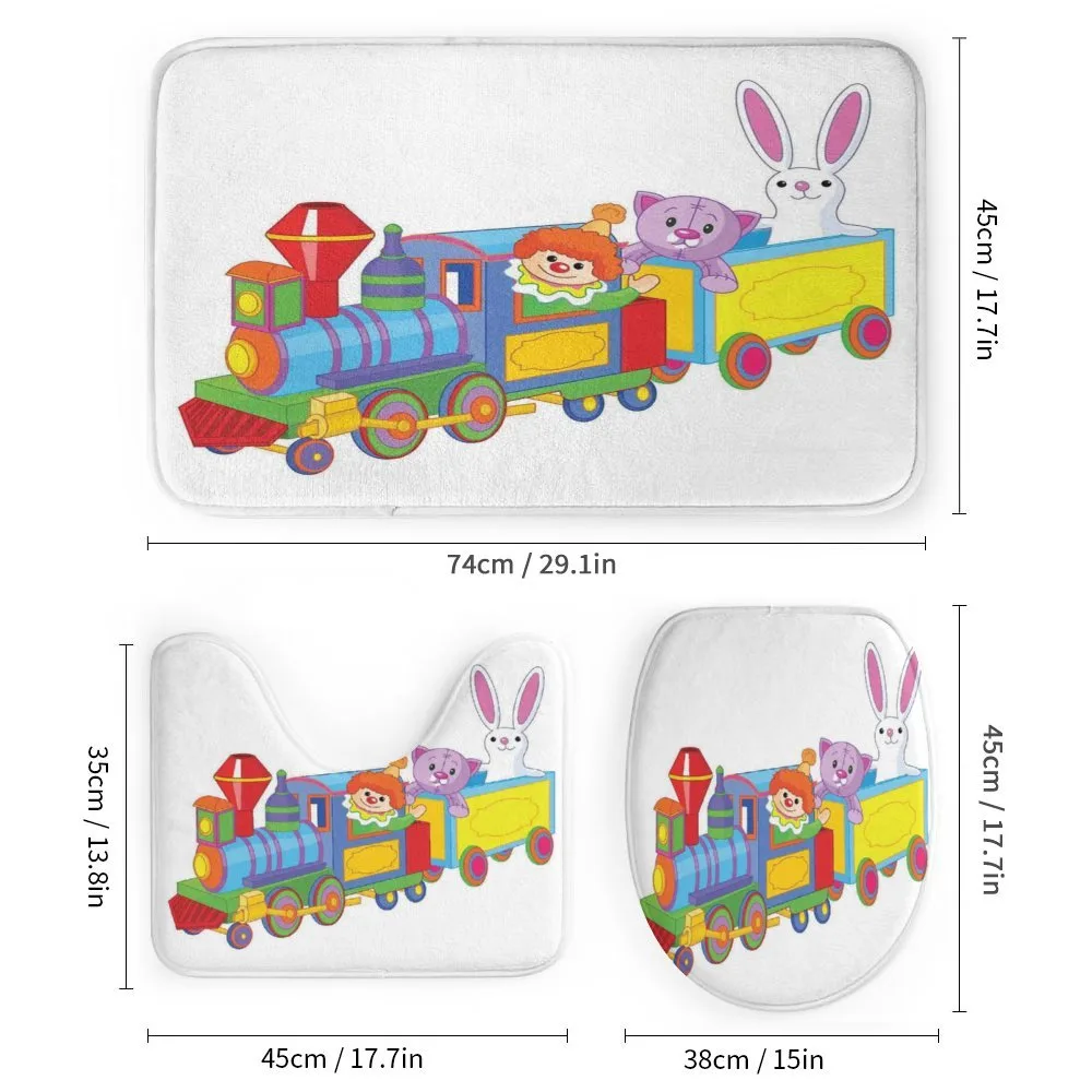 Clown Cat Bunny Train — Detail 1