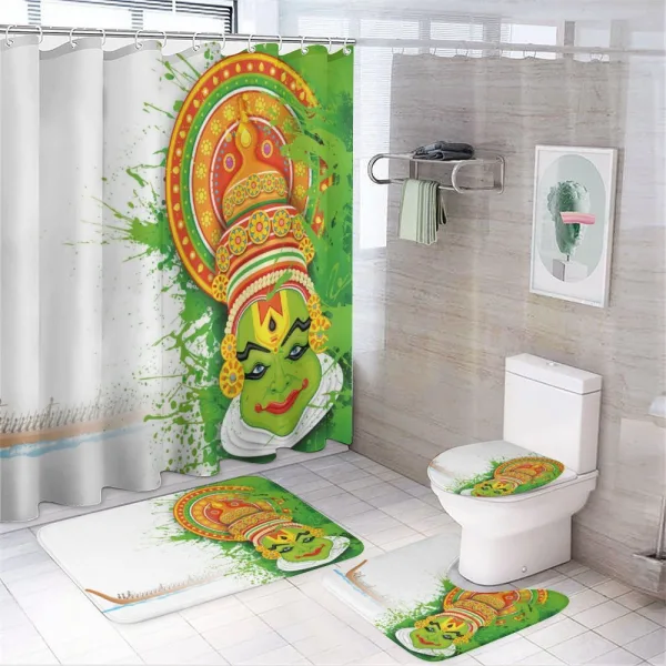 Dance Figure on a shower curtain