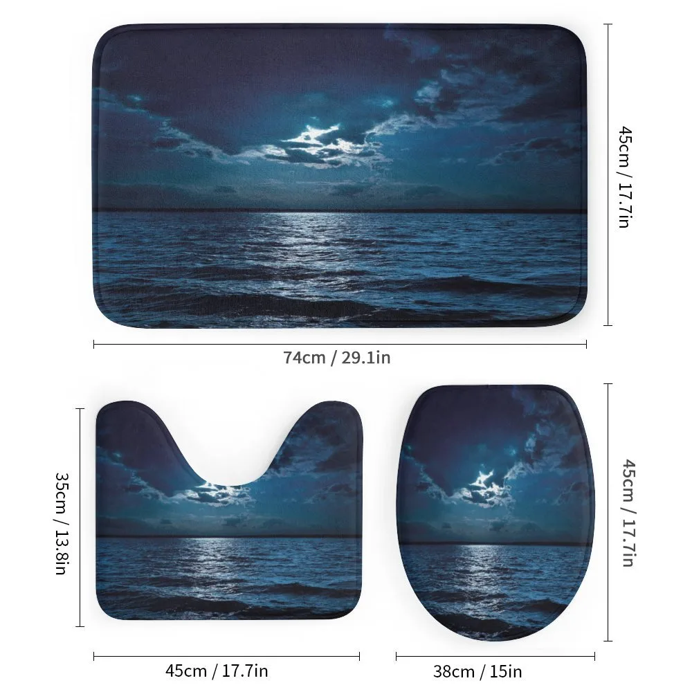 Dramatic Sky Moon Ocean — Detail 1