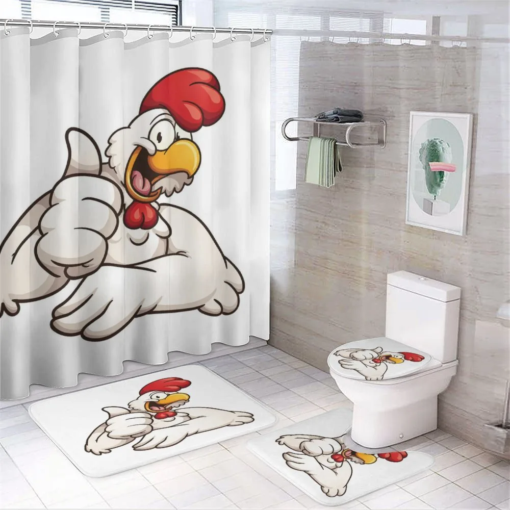 Joyous Cartoon Style Chicken — Your design