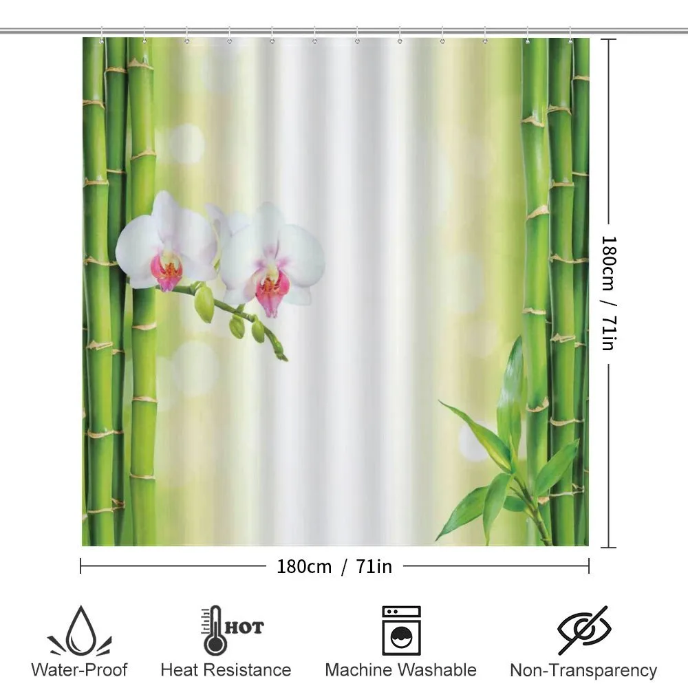 Orchids Bamboo Branches — Detail 2