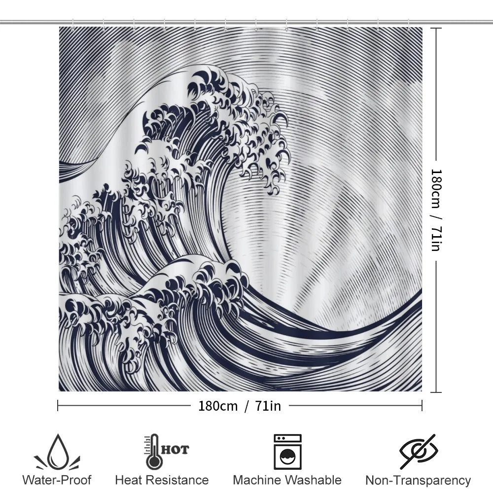 Oriental Japanese Waves — Detail 2