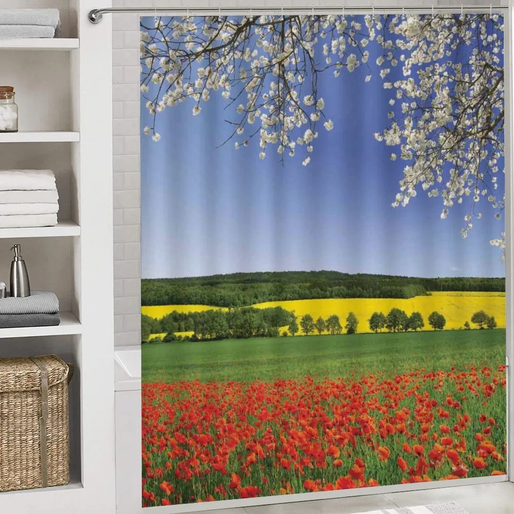 Poppy Field Landscape — Detail 4