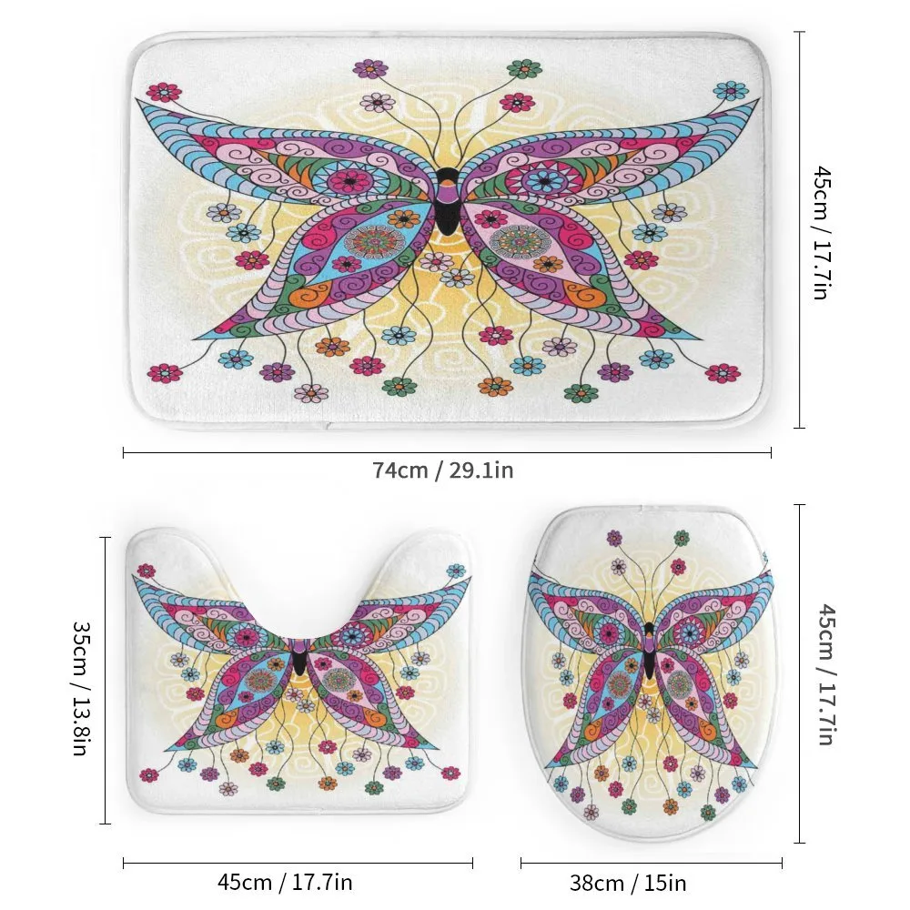 Spring Flowers Butterfly — Detail 1