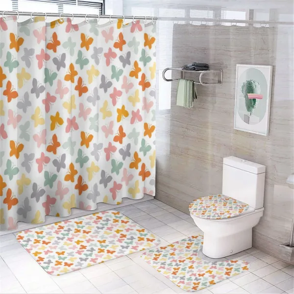 Spring Season Image on a shower curtain
