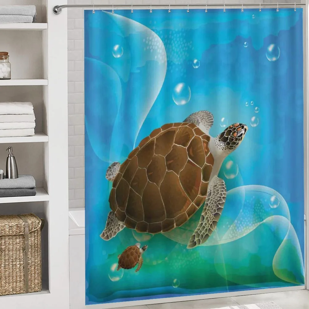 Swimming Turtle Family — Detail 4