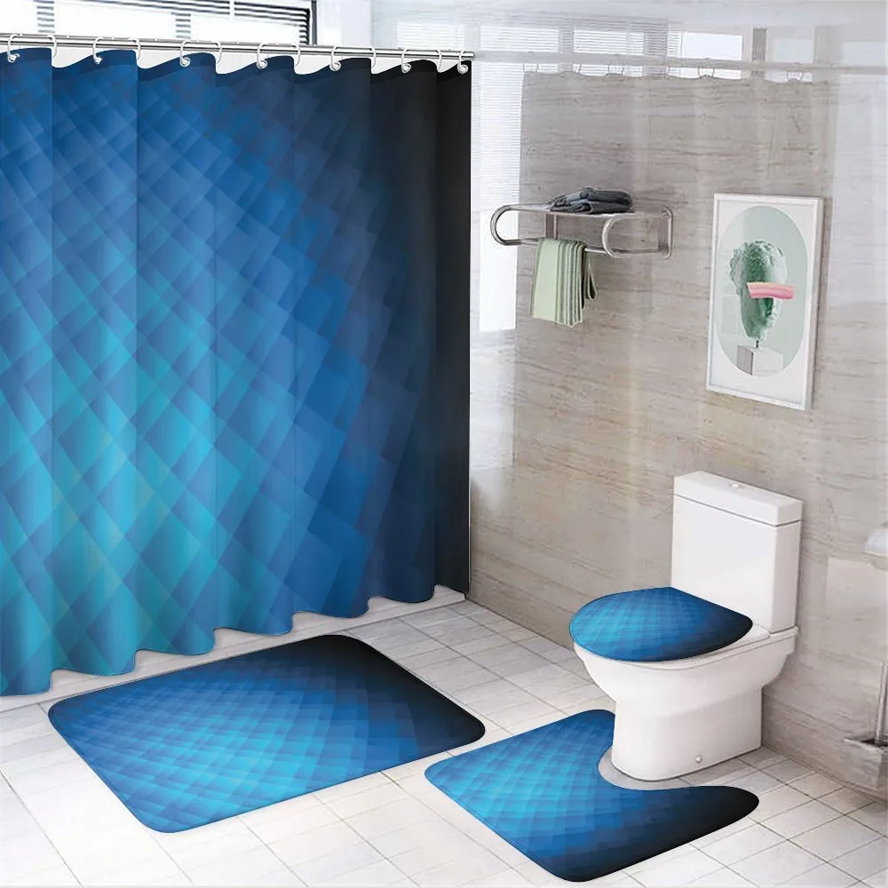 Vibrant Geometric Ombre Square — Your design