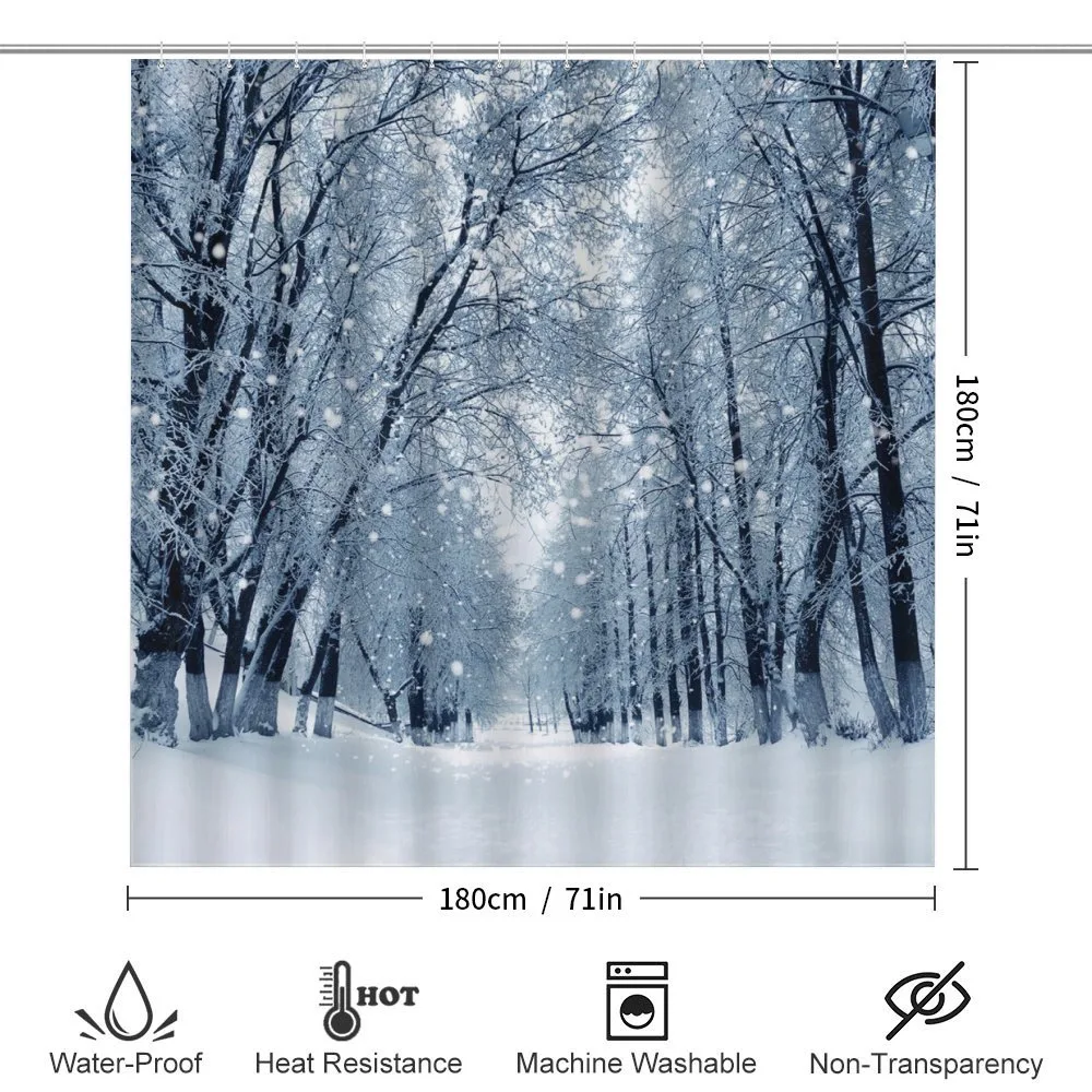 Wildlife Snowy Trees — Detail 2
