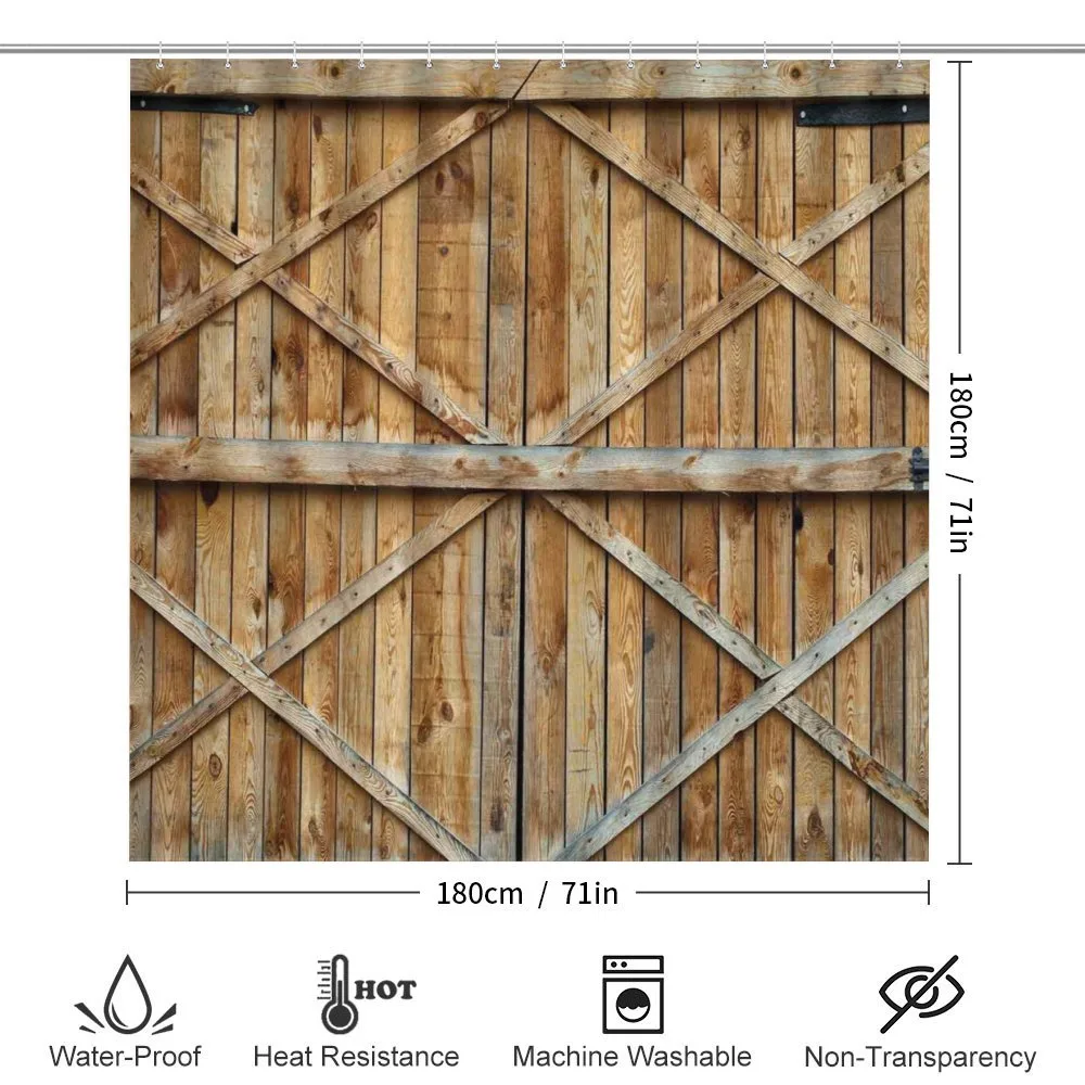 Wooden Timber Door Plank — Detail 2