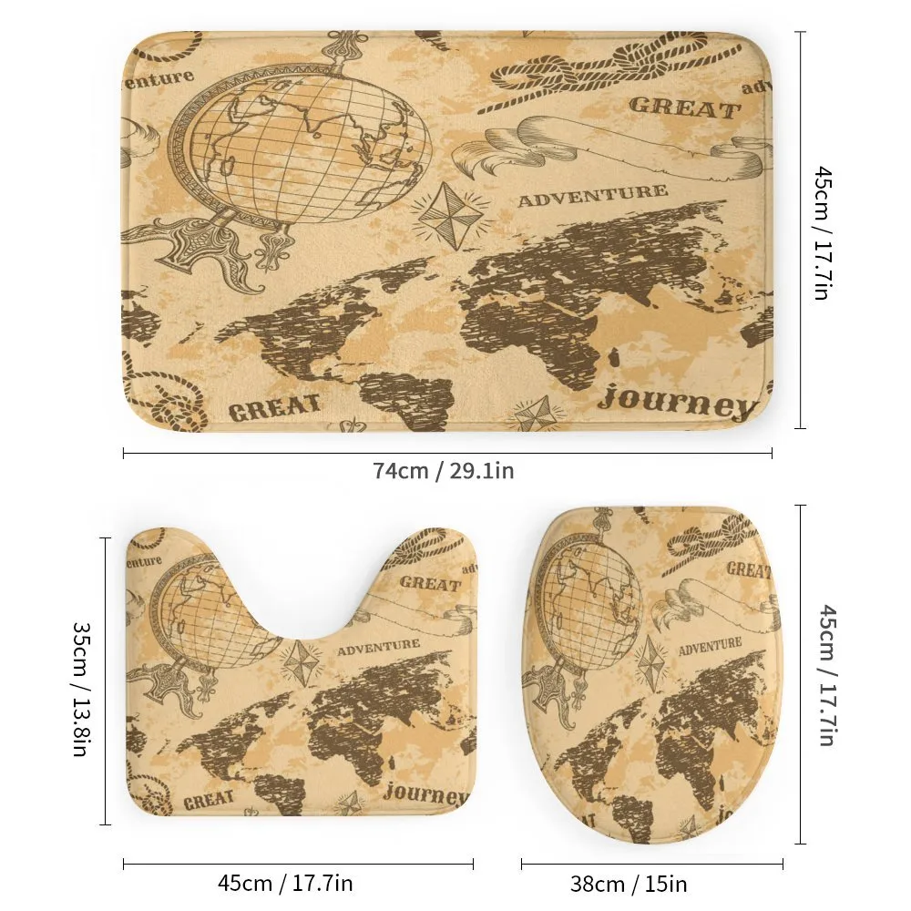 World Map Rope Knots — Detail 1