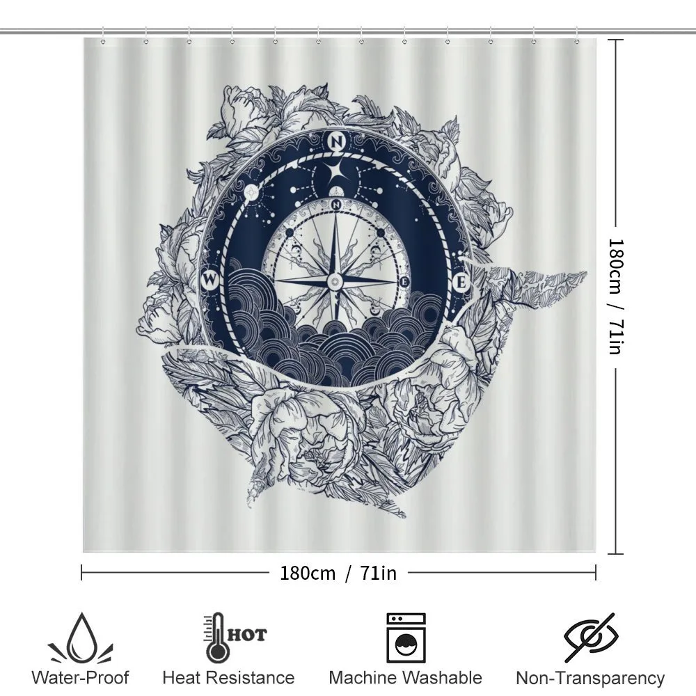 Antique Sea Compass — Detail 2