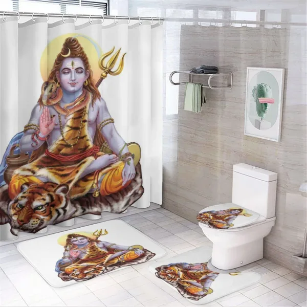 Authentic Cosmos Spirit on a shower curtain