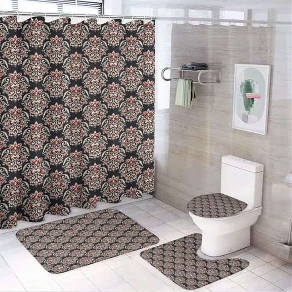 Classical Venetian Motif on a shower curtain