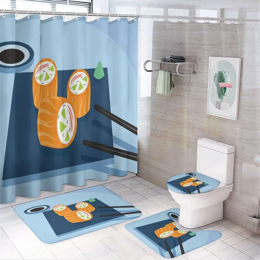 Colorful Doodle Sushi Plate — Your design