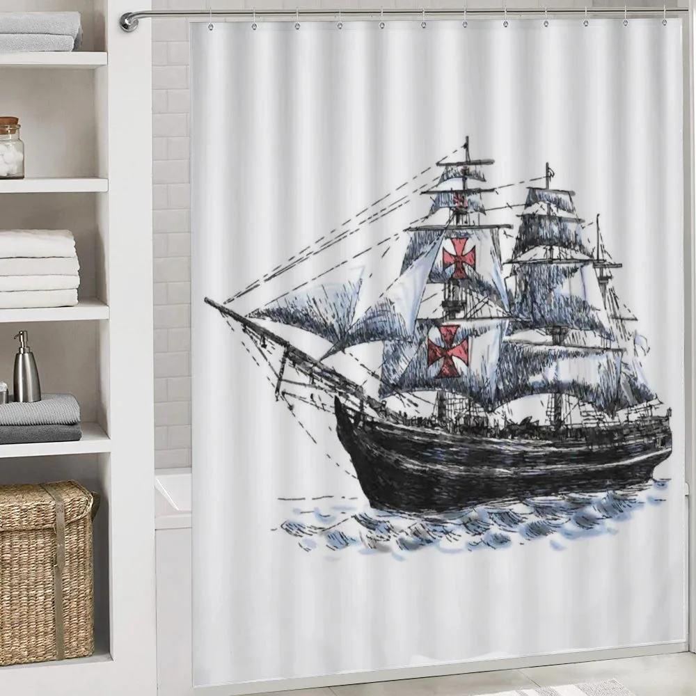 Columbus Ship Sailing — Detail 4