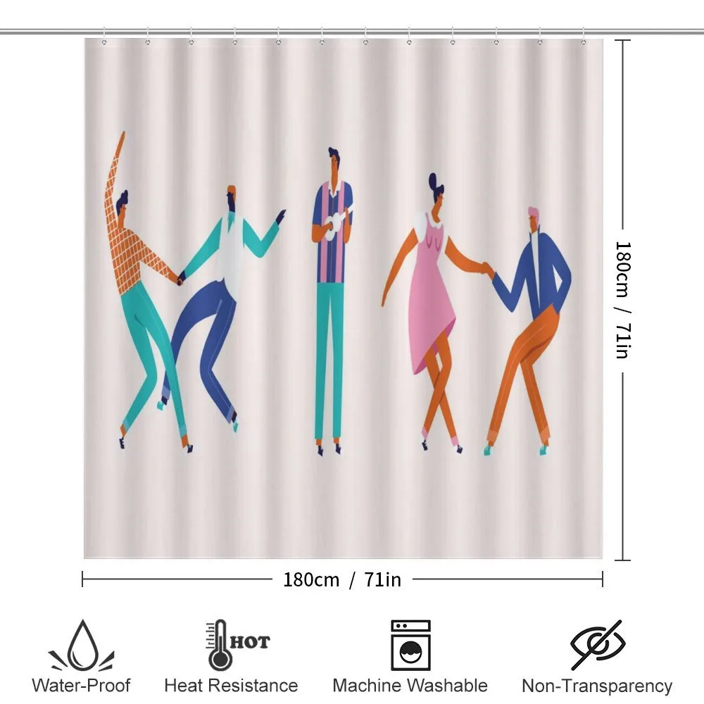 Dancing Men and Women — Detail 2