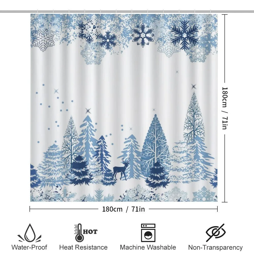 Deer Pine Trees Xmas — Detail 2