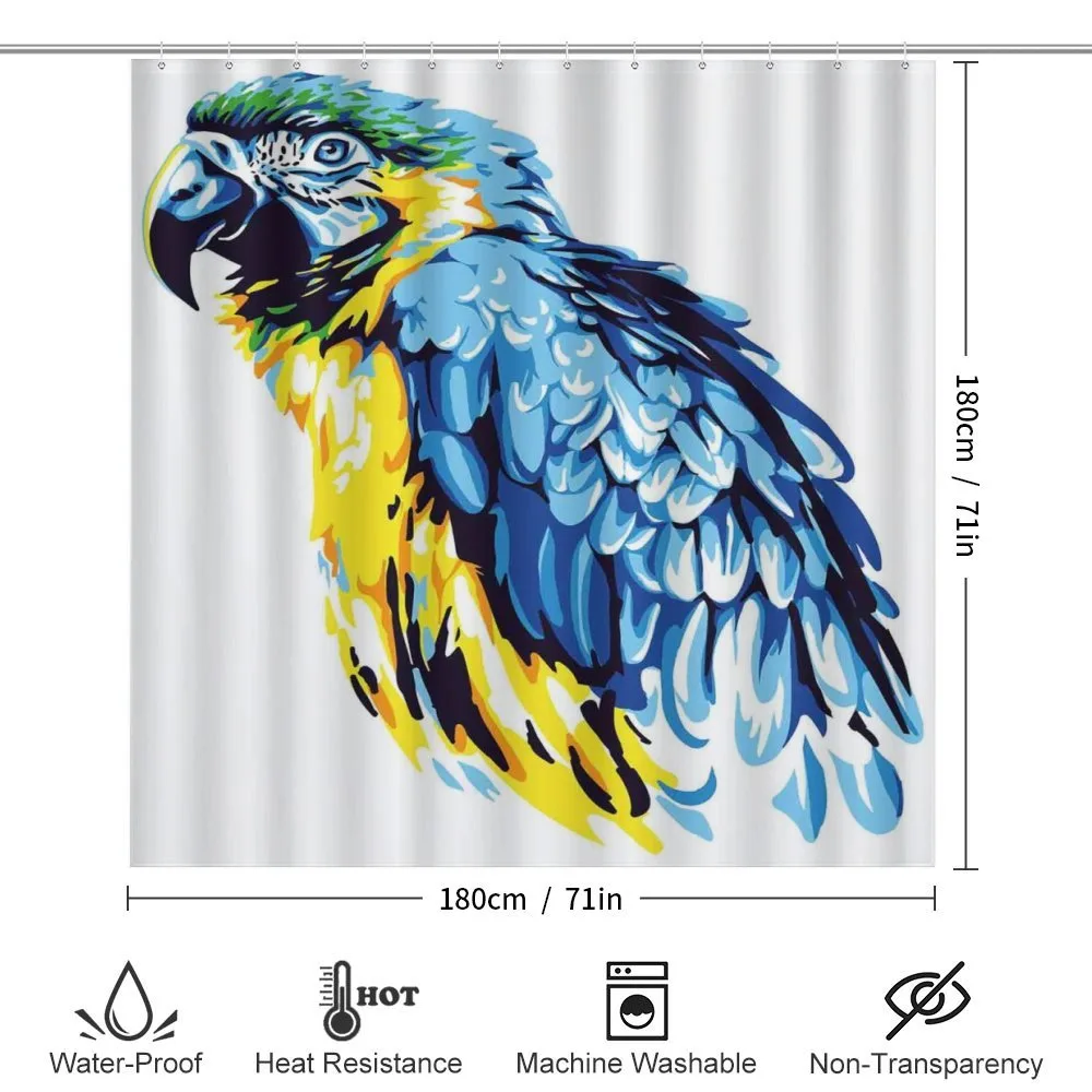 Exotic Parrot Painting — Detail 2