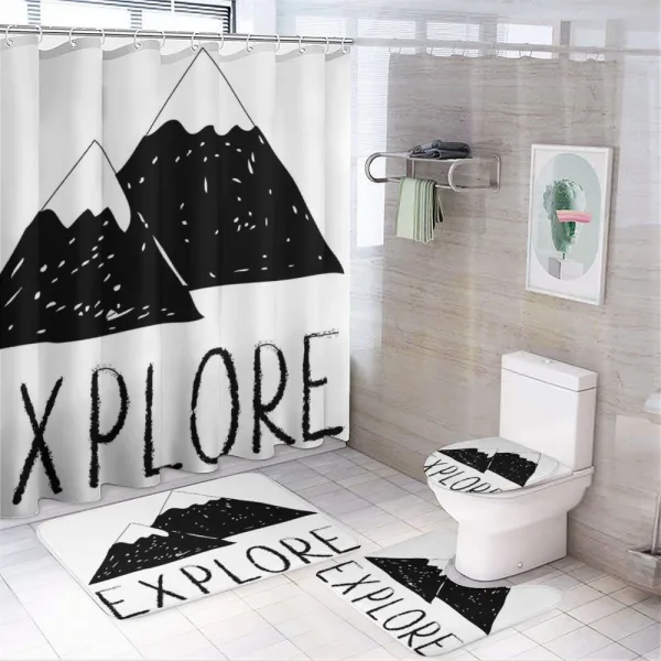 Explore Wild Forest on a shower curtain