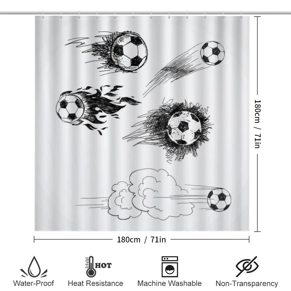 Football in Flame — Detail 2