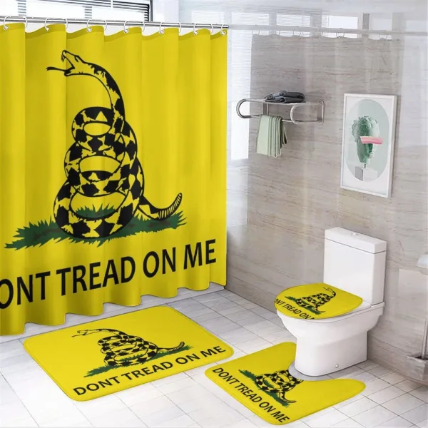 Gadsden Snake on a shower curtain