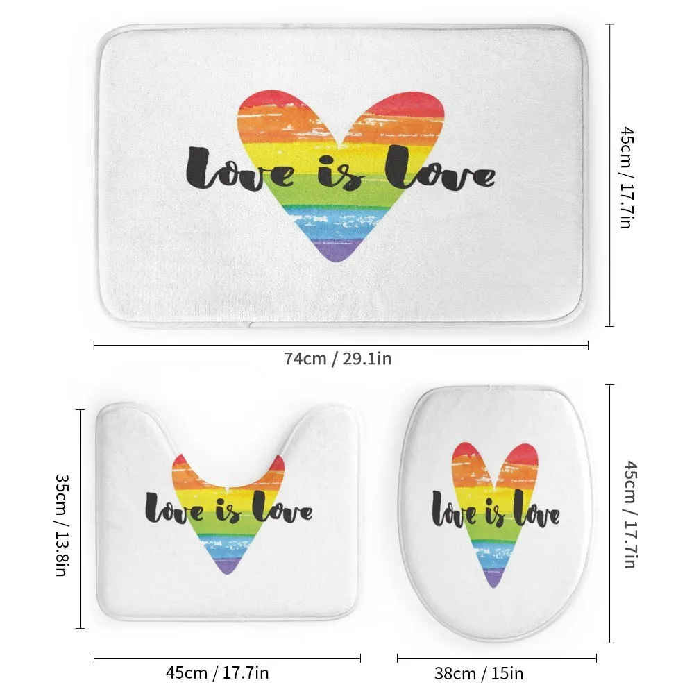 Love is Love Rainbow Heart — Detail 1