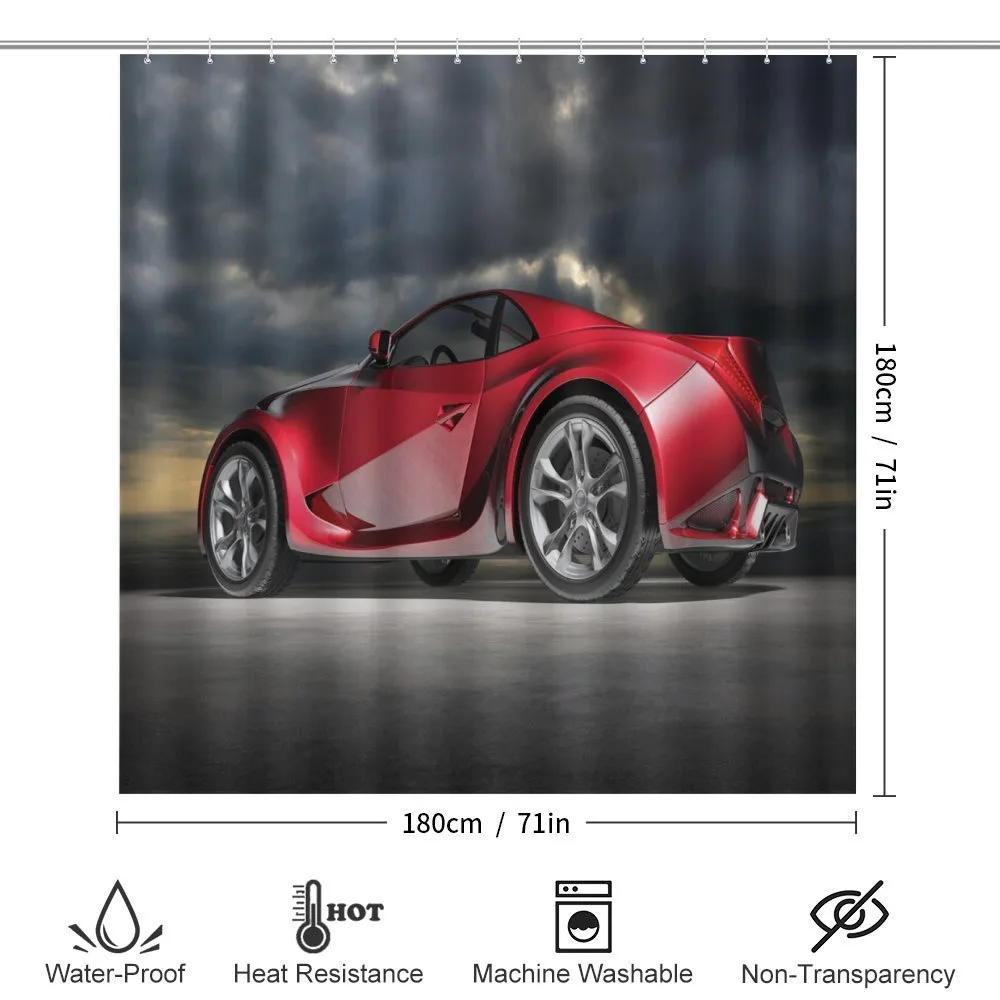 Modern Red Sports Vehicle — Detail 2