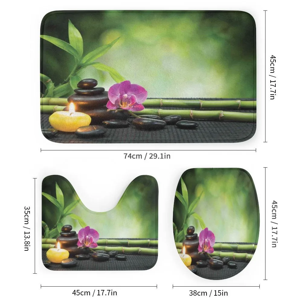 Orchid Bamboo Stems — Detail 1