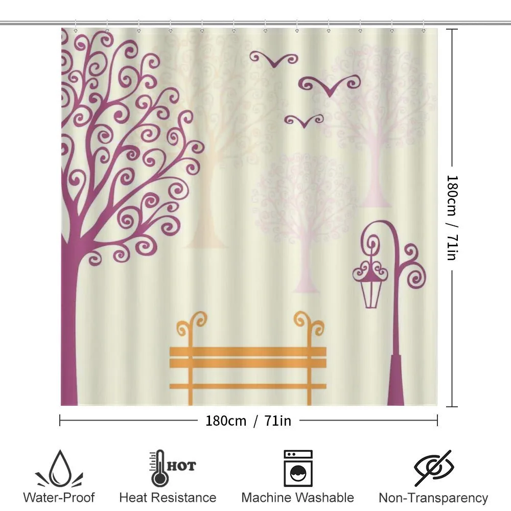 Park Bench Pastel Color — Detail 2