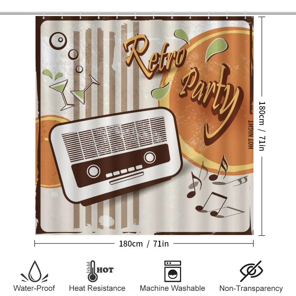 Party Art with Old Radio — Detail 2