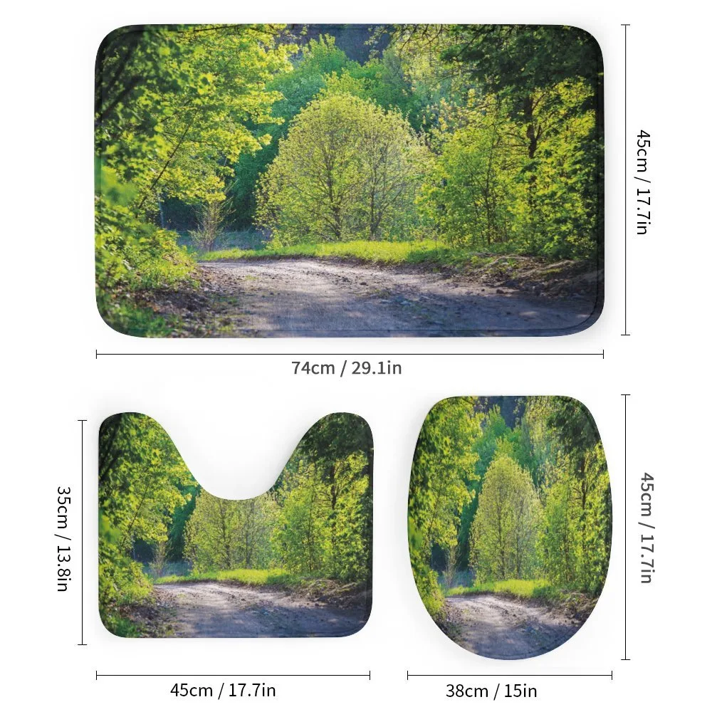 Path in Forest by Lake — Detail 1
