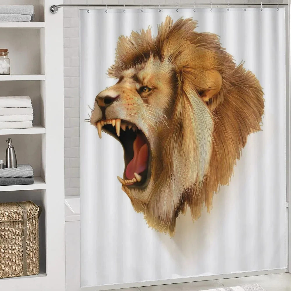 Roaring Fierce Lion Head — Detail 4