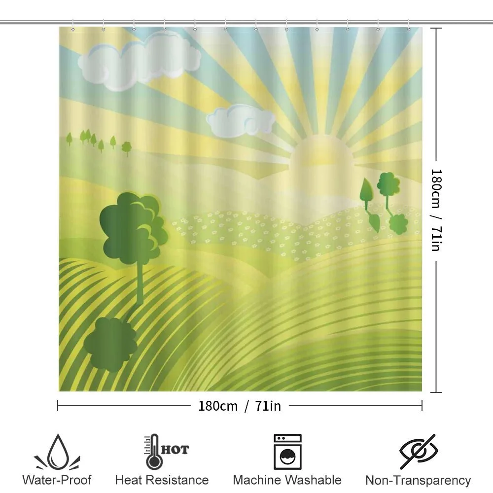 Sunshine Lightens Hills — Detail 2