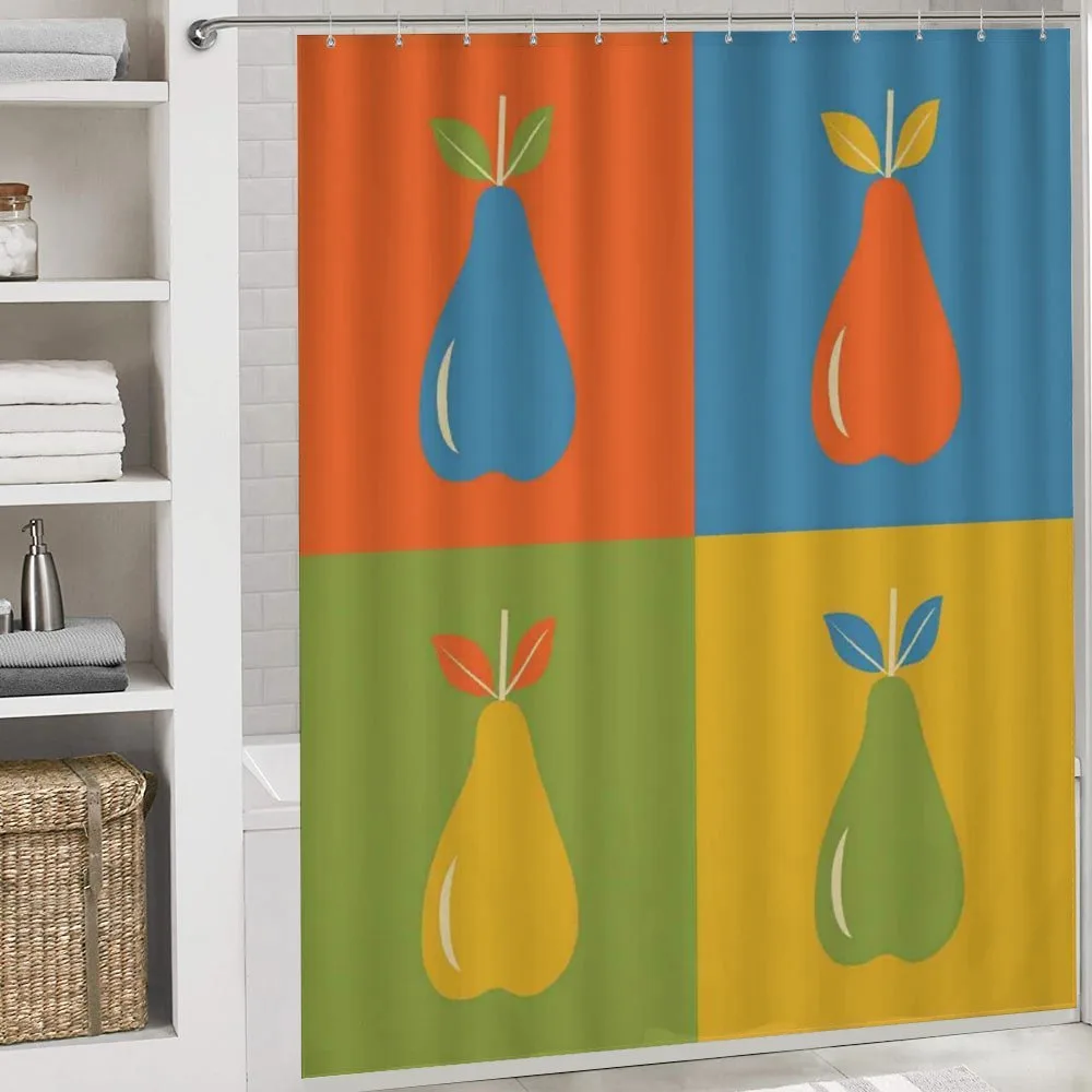 Vintage Pears in Squares — Detail 4