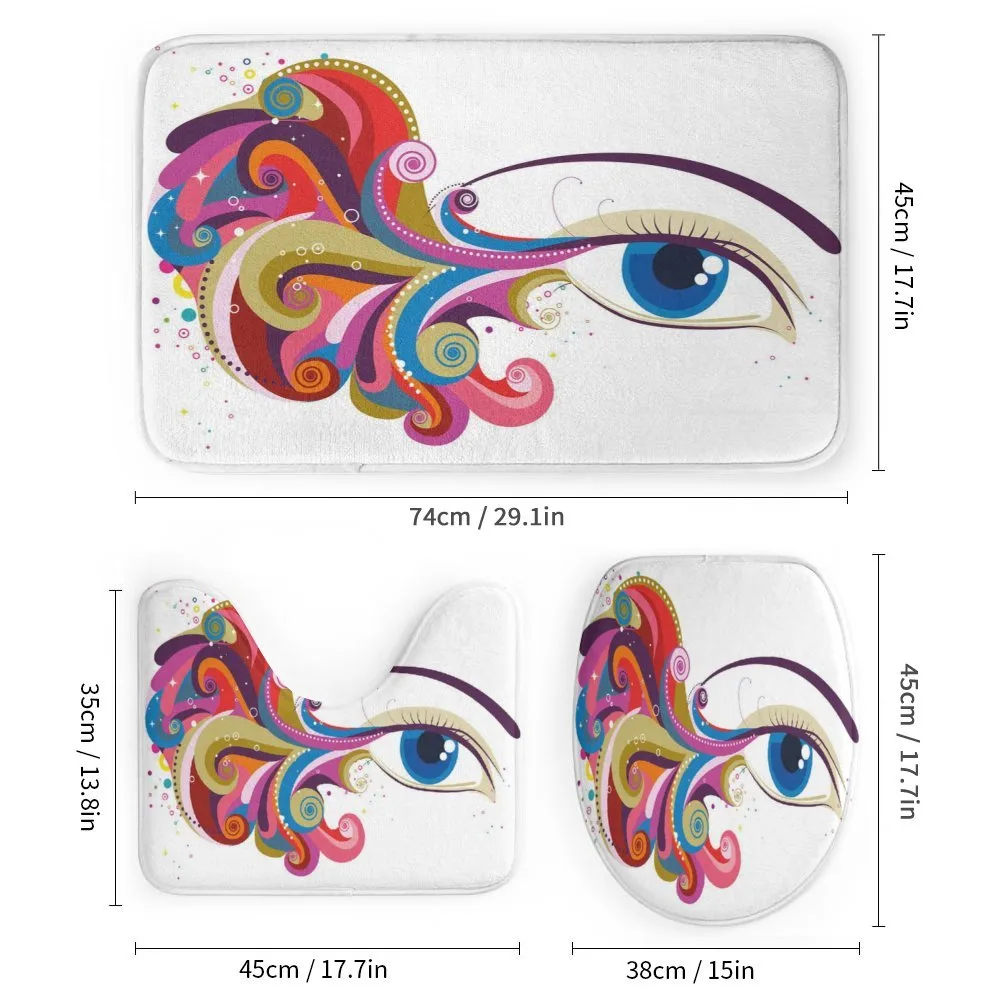 Woman's Eye Colorful Art — Detail 1