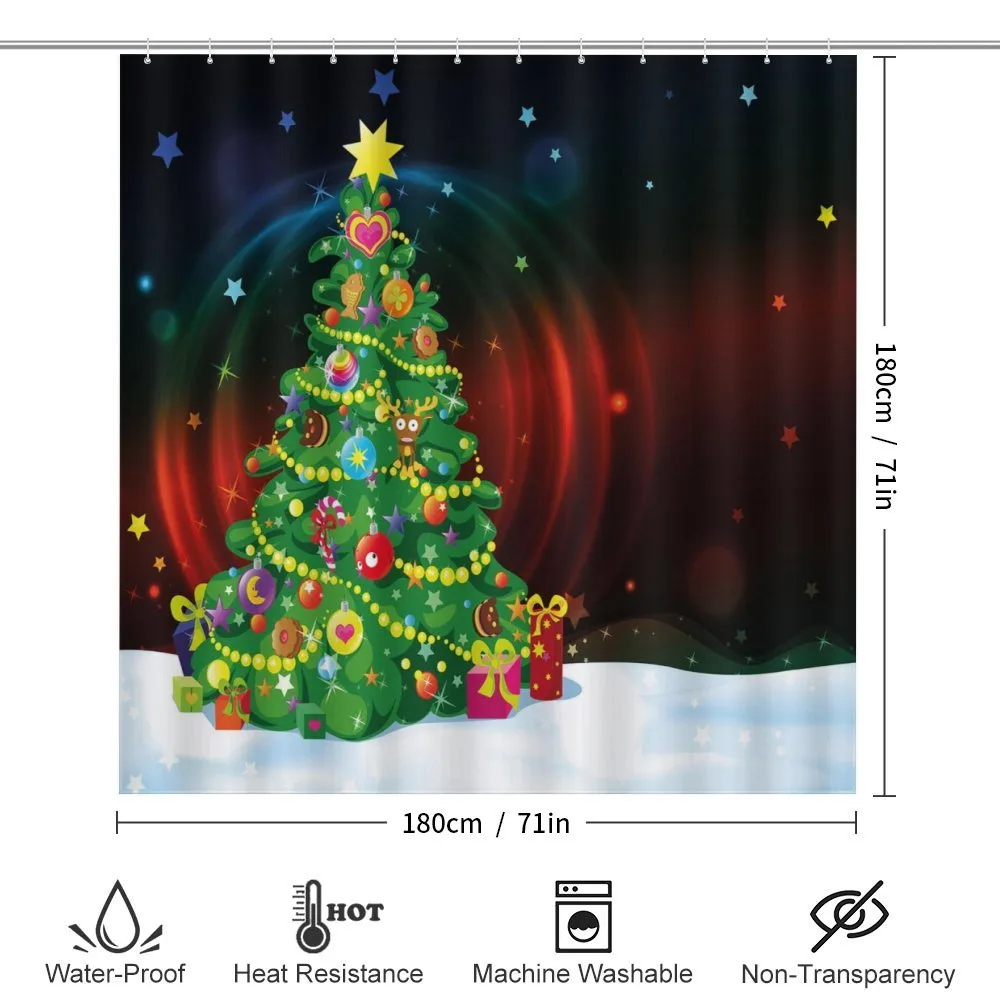 Xmas Tree Cartoon — Detail 2
