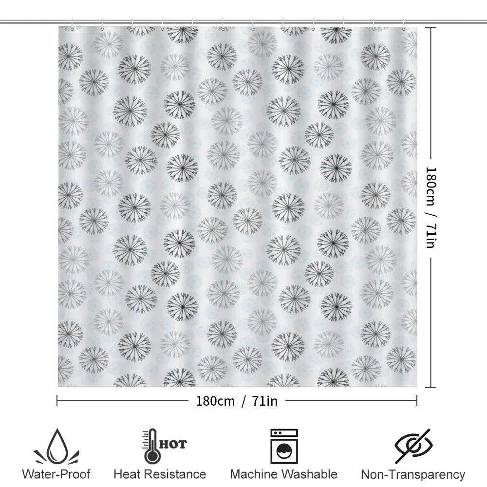 Abstract Neutral Snowflakes — Detail 2