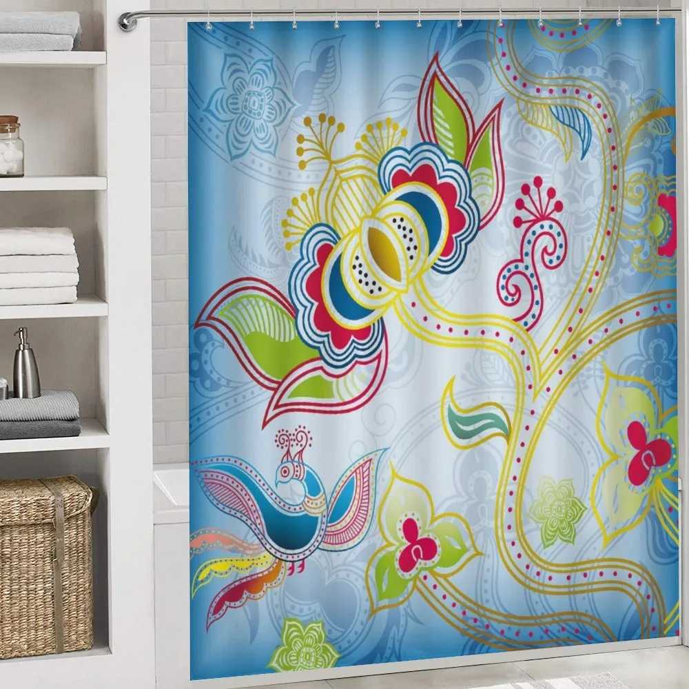 Colorful Floral Art Motif — Detail 4