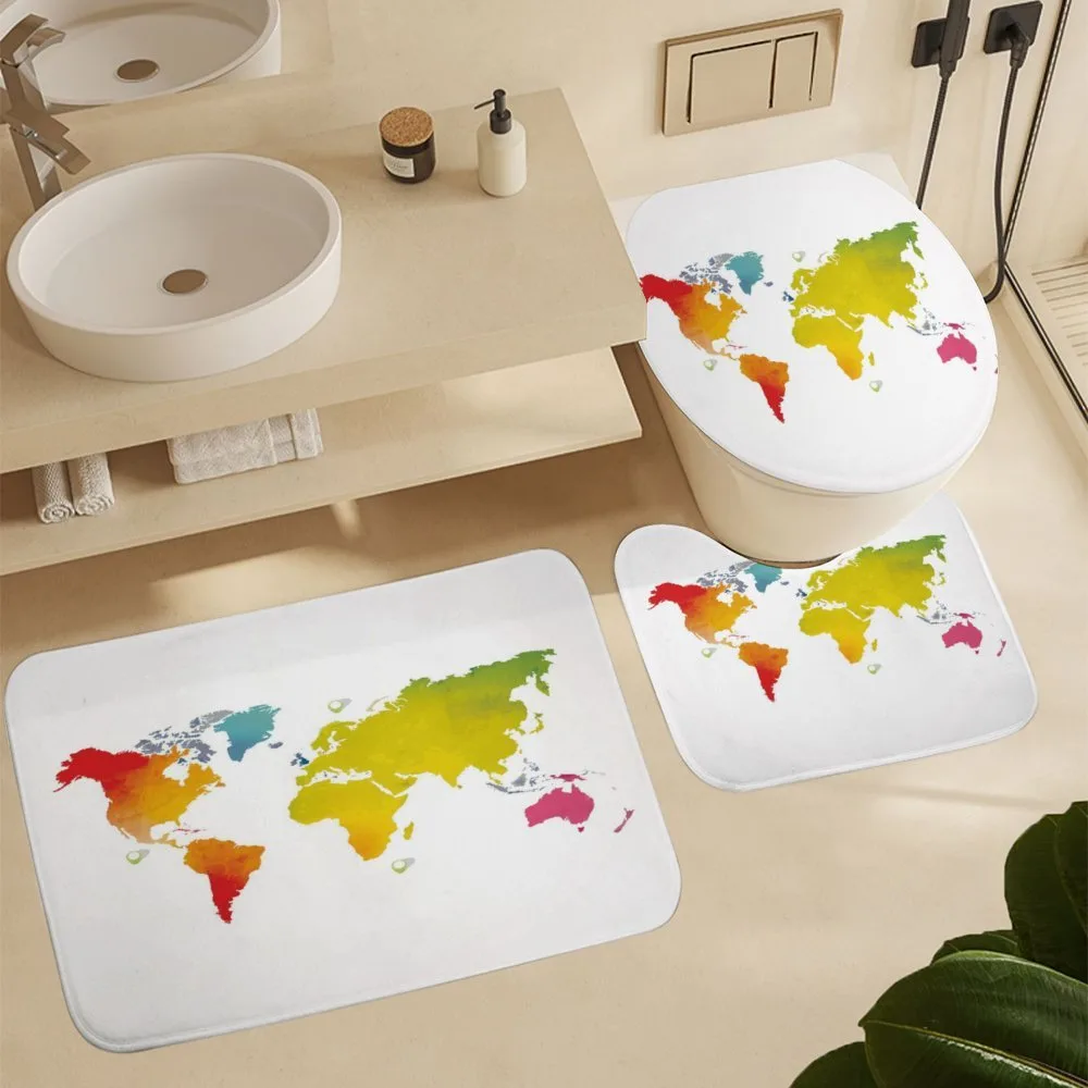 Continents World Watercolor — Detail 5