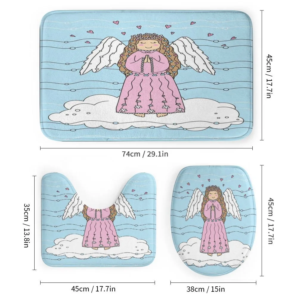 Doodle Girl on Cloud — Detail 1