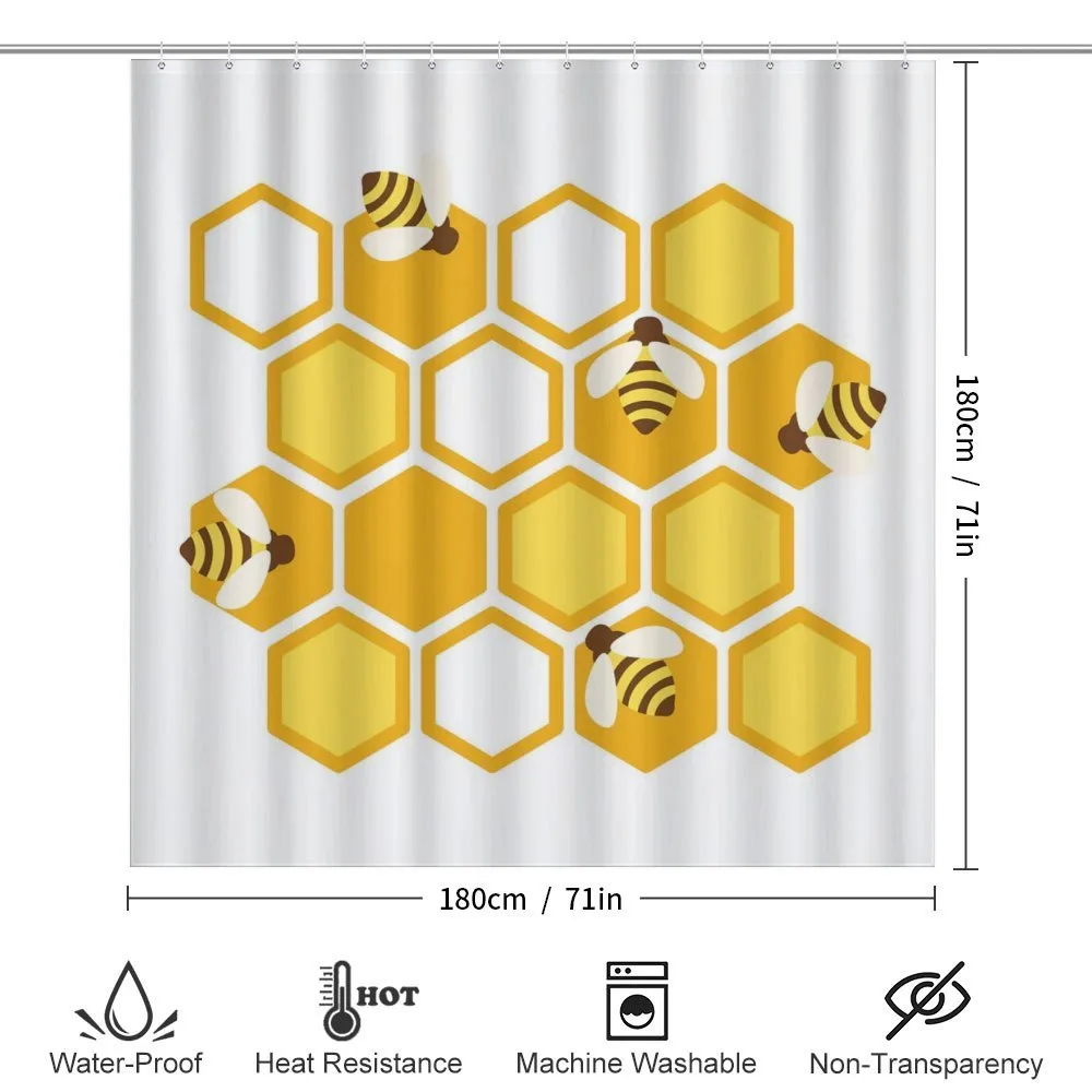 Geometric Honeycomb Bees — Detail 2