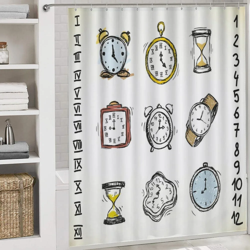 Hand Drawn Vintage Clock — Detail 4