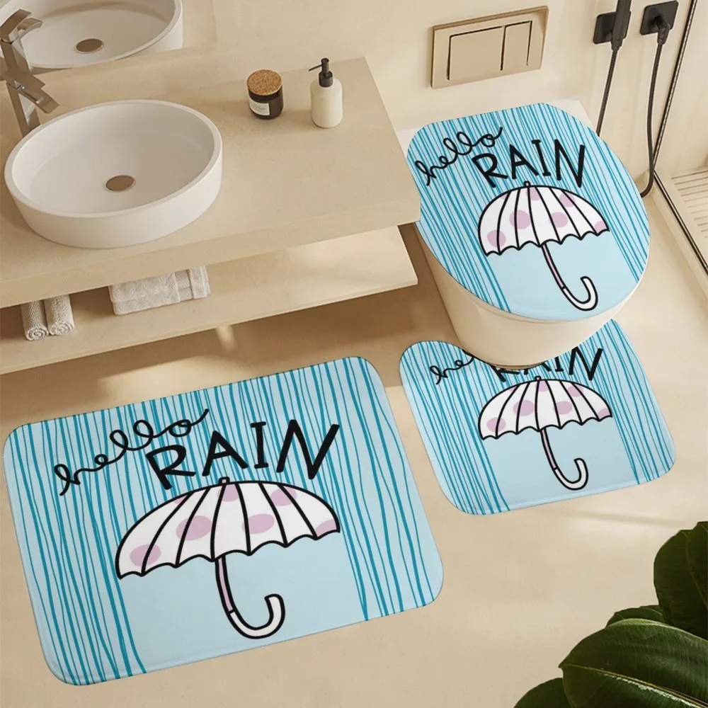 Hello Rain Wording Umbrella — Detail 5